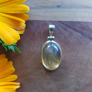 Citrine Oval Pendant