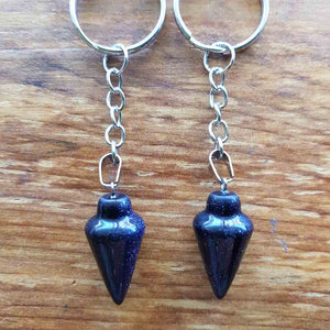 Blue Sandstone Pendulum Keyring