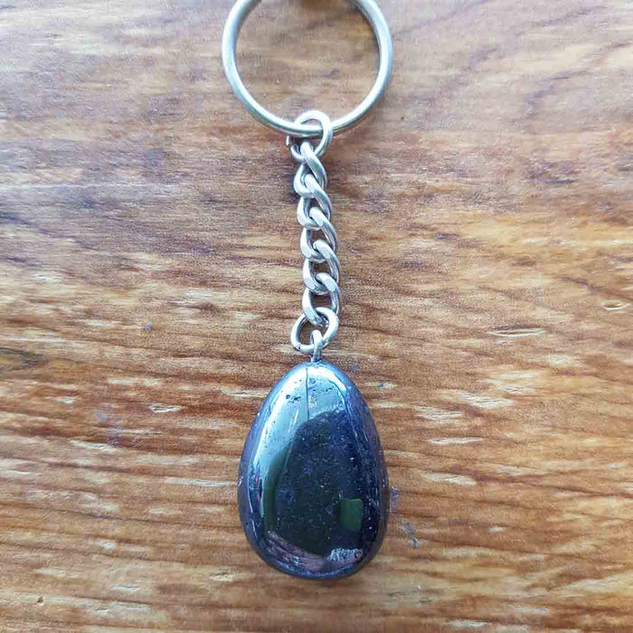 Hematite Tumble Keyring (assorted)