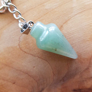 Green Aventurine Pendulum Keyring