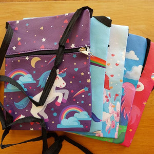 Unicorn Shoulder Bag (assorted designs approx. 16.5x13cm)