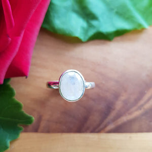 Moonstone Ring set in Sterling Silver (assorted)