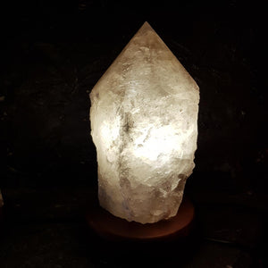 Smokey Quartz Point Lamp