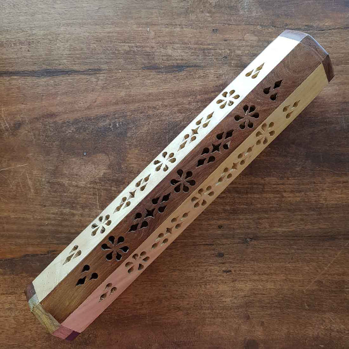 Parquet Incense Box Holder (wooden)