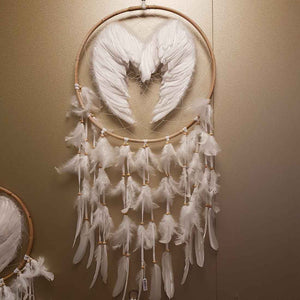 Angel Wing Dream Catcher (approx. 42cm diameter)