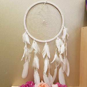 Cream Dream Catcher (approx. 26cm diameter)