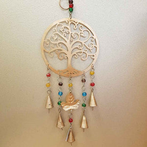 Tree of Life Hanging with Bells (metal approx. 57x15cm).