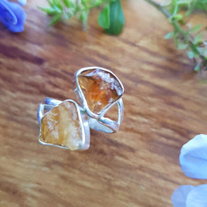 Citrine Ring set in Sterling Silver.