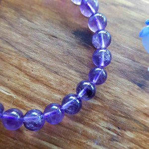 Amethyst Bracelet 8mm beads