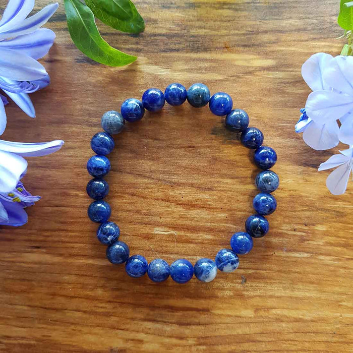 Sodalite Bracelet (assorted approx. 8mm round beads)