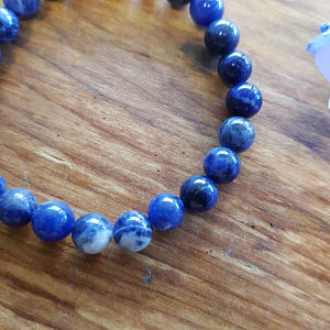 Sodalite Bracelet (assorted approx. 8mm round beads)