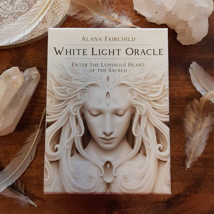 White Light Oracle Cards (enter the luminous heart of the sacred. 44 cards and guide book)