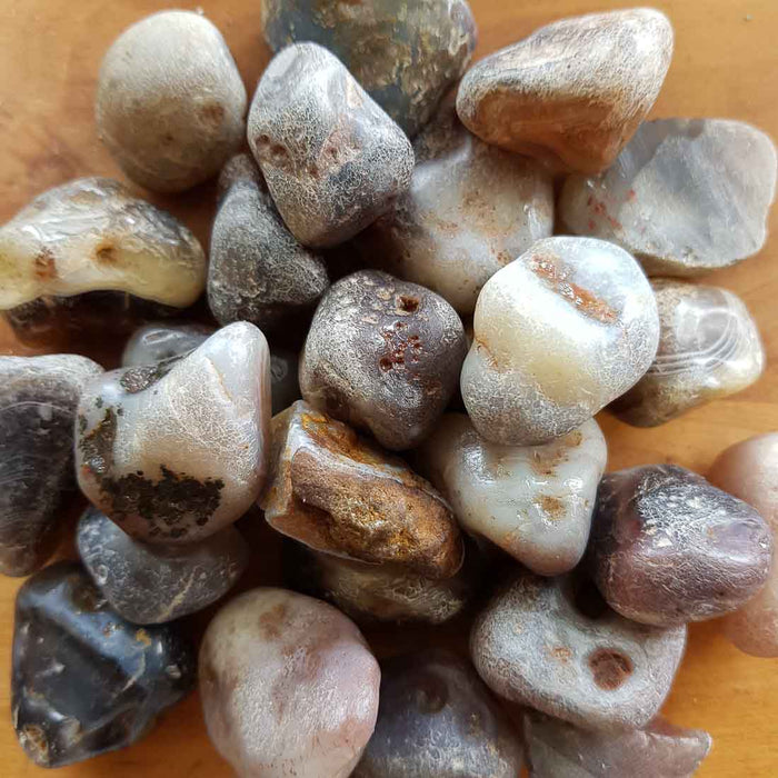 Botswana Agate Rough Rock. (assorted. approx. 2-3cm)