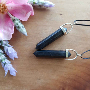 Shungite Point Pendant 