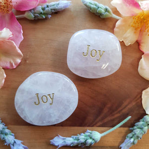 Rose Quartz Joy Flatstone