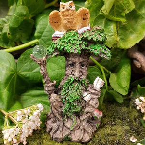 Green Man with Owl (assorted designs. approx. 12x6.5x5cm)