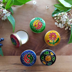 Rose Natural Solid Fragrance in Cloisonne Tin (Song of India 4gr)
