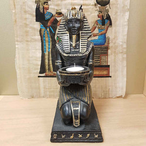 Tutankhamun Candle Holder (25cm)