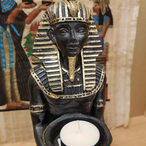 Tutankhamun Candle Holder (25cm)