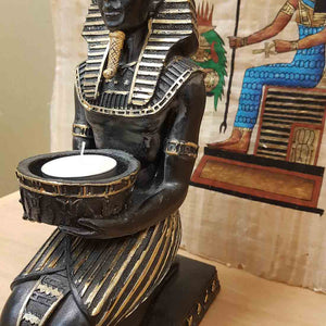 Tutankhamun Candle Holder (25cm)