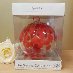Red Hand Crafted Spirit Ball (15cm)