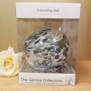 Pastel Silver Hand Crafted Friendship Ball (15cm)