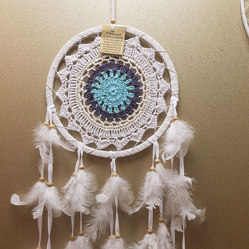 Valia Blues Dream Catcher. (approx. 22cm diameter)