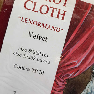 Lenormand Velvet Tarot Cloth. (approx 80x80cm)