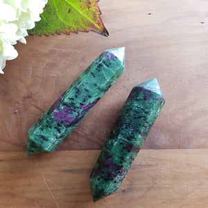 Ruby Zoisite Double Terminated Wand (assorted approx. 8x2cm)