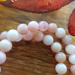 Pink Opal Bracelet. (assorted 8mm beads)
