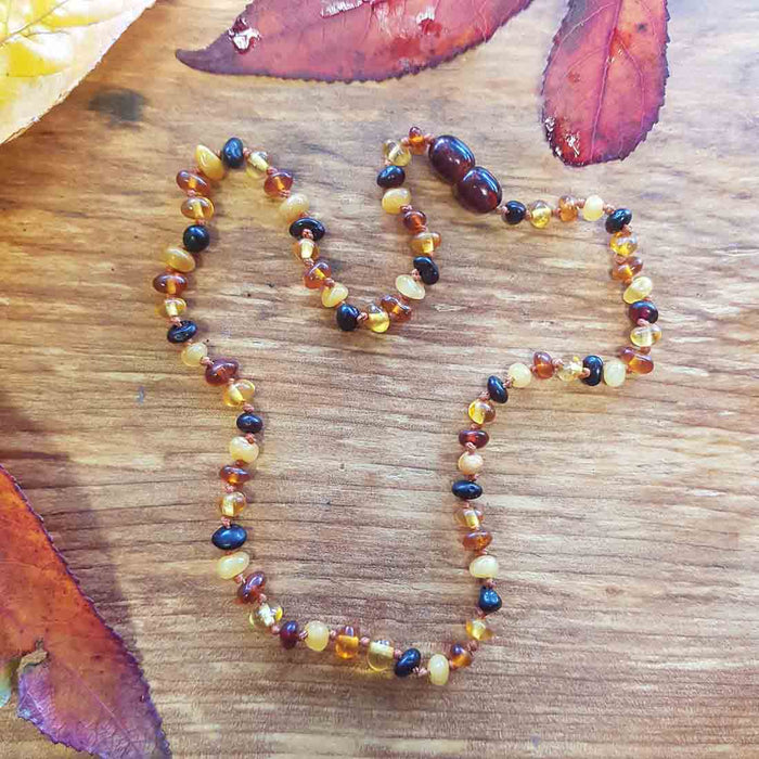 Baltic Amber Child's Necklace (muli-coloured. assorted)