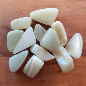 Banded Calcite aka Marble Onyx Tumble. (assorted larger)