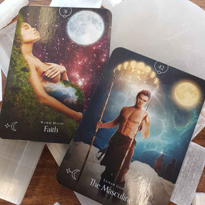 Queen of the Moon Oracle Cards.