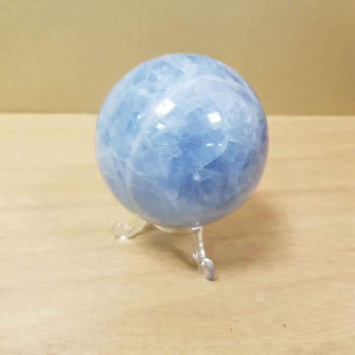 Blue Calcite Sphere (assorted. approx. 6x6cm)