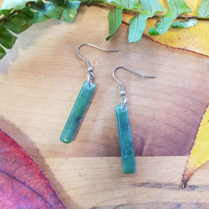 New Zealand Greenstone Drop Earrings (assorted)