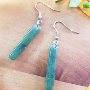 New Zealand Greenstone Drop Earrings. (assorted)