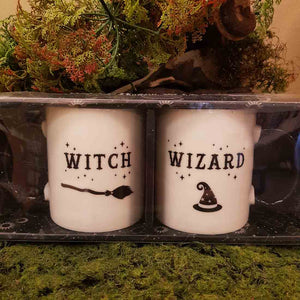 Witch & Wizard Mug Set.