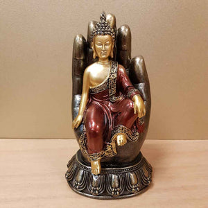 Buddha in Hand. (approx 20x10cm)