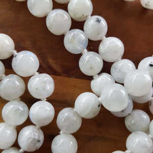 Moonstone Prayer/Mala Beads (108+Guru Bead assorted)