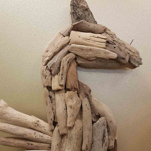 Driftwood Seahorse. (approx. 68x30x4cm)