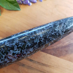 Indigo Gabbro (aka Mystic Merlinite) Wand. (approx. 16x3cm)