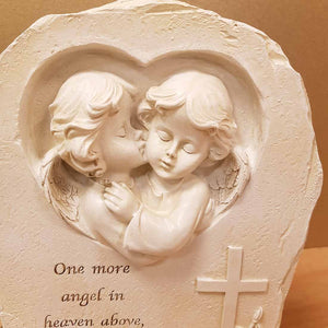 One More Angel in Heaven Memorial. (approx 21x16x5cm)