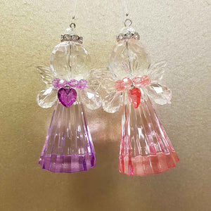 Hanging Angel with Heart (assorted colours)