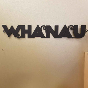 Whanau Metal Wall Art. (approx. 50x8cm)