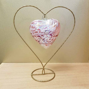 Gold Heart Stand for Spirit Balls & Hearts. (approx. 23x28x10cm)