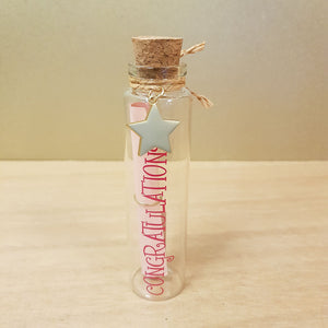 Congratulations Message in a Bottle