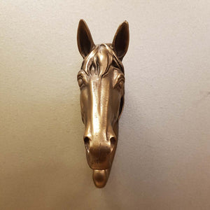 Bronze Look Horse Head Hook (for the wall. approx. 20x15x6cm)