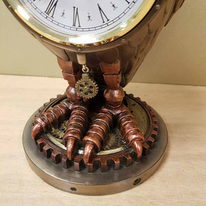Steampunk Owl Clock (approx. 26x12x12cm)