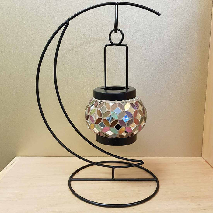 Mosaic Candle Holder with Stand (approx. 32x27x19cm)