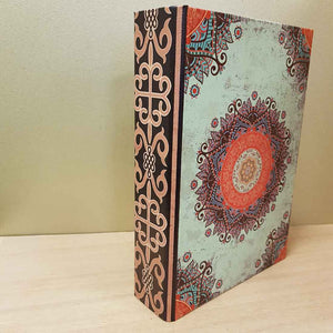 Moroccan Mandala Book Box (approx 25x18x5.5cm)